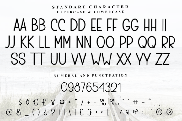 Northing Font PNG with transparent background - Preview 1