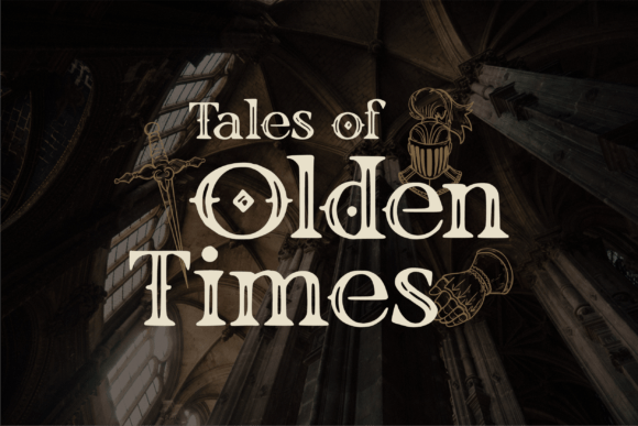 Old Castle Font PNG with transparent background - Preview 2