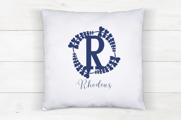 Regalia Monogram Font PNG with transparent background - Preview 2