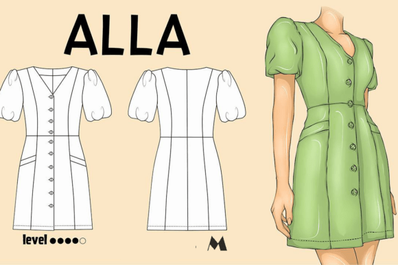 Alla Women Dress /Pockets Dress M