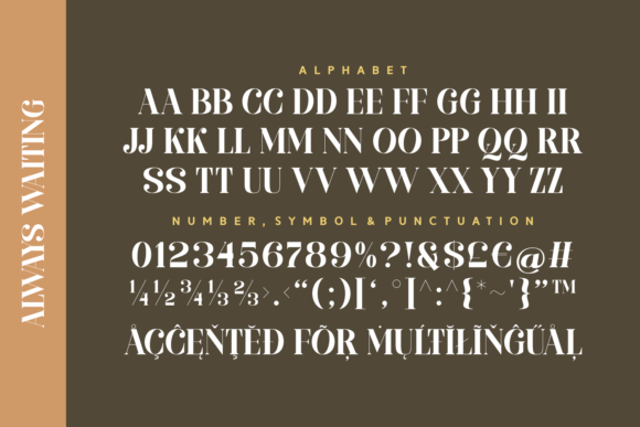 Always Waiting Font - Preview 4