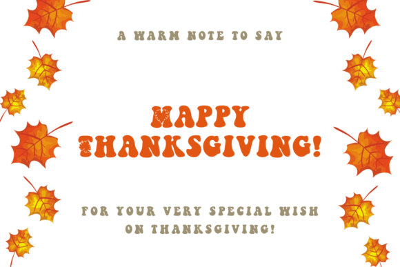 Autumn Leaves Font - Preview 5