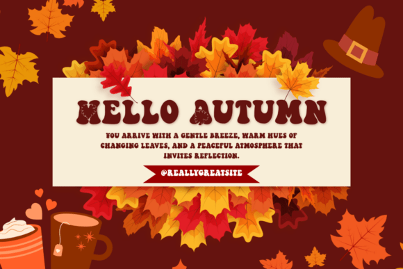 Autumn Leaves Font - Preview 6