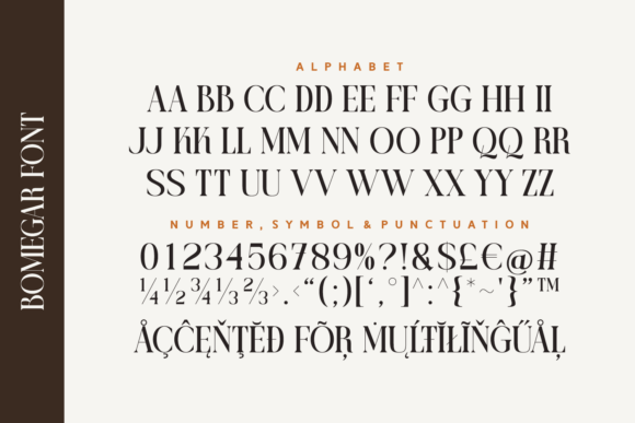 Bomegar Font - Preview 3