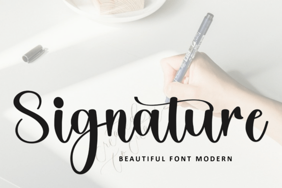 Brithany Calligraphy Font - Preview 2