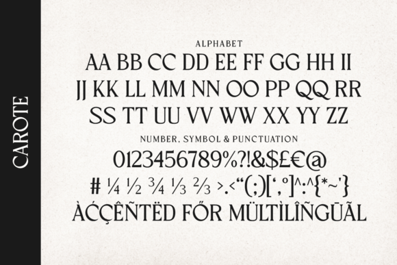 Carote Font - Preview 3