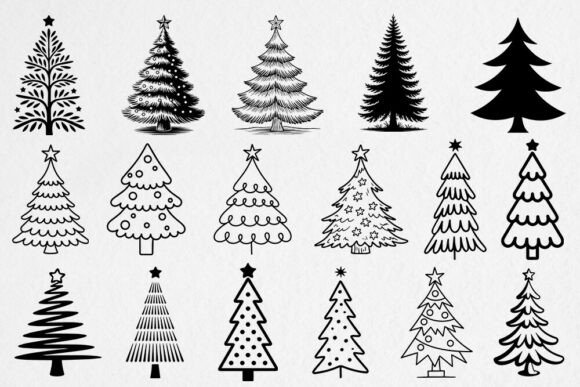 Christmas Tree SVG Bundle Christmas SVG