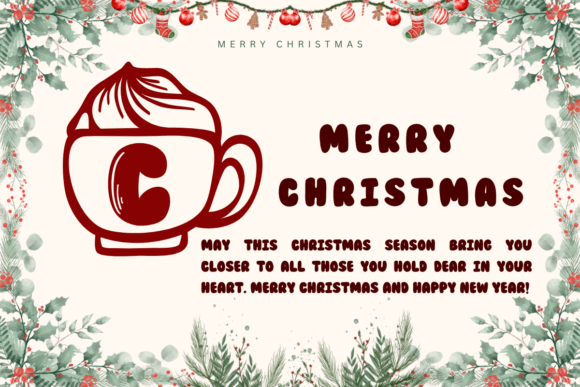 Christmas Mug Font - Preview 2