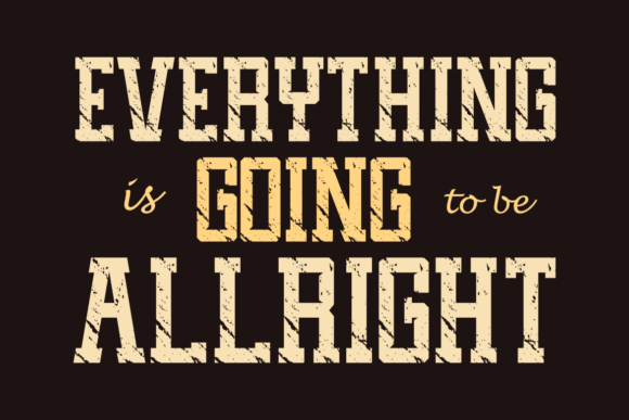 Famous Vintage Font - Preview 4
