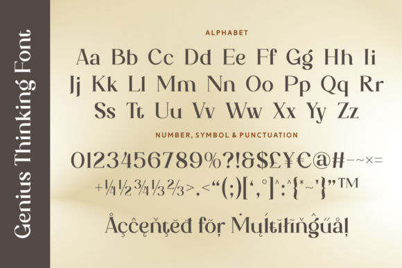 Genius Thinking Font - Preview 4