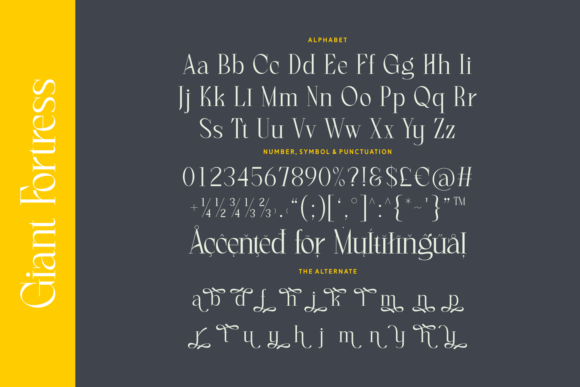 Giant Fortress Font - Preview 4