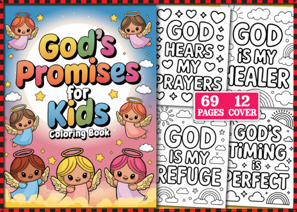 God's Promises For Kids Coloring Book