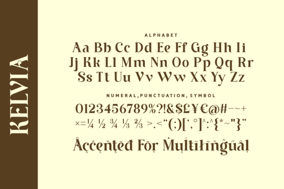 Kelvia Font PNG with transparent background - Preview 4