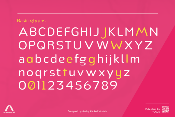 Nsai Pro Rounded Font PNG with transparent background - Preview 2