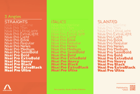 Nsai Pro Rounded Narrow Font PNG with transparent background - Preview 3