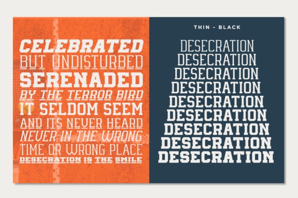 Oud Range Font PNG with transparent background - Preview 2