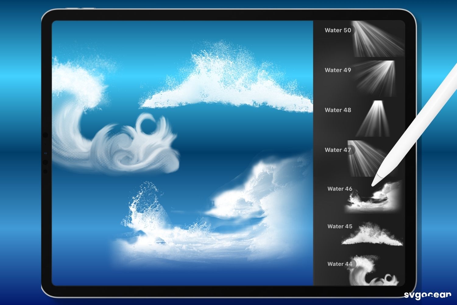Water Procreate Brushes - photo 3
