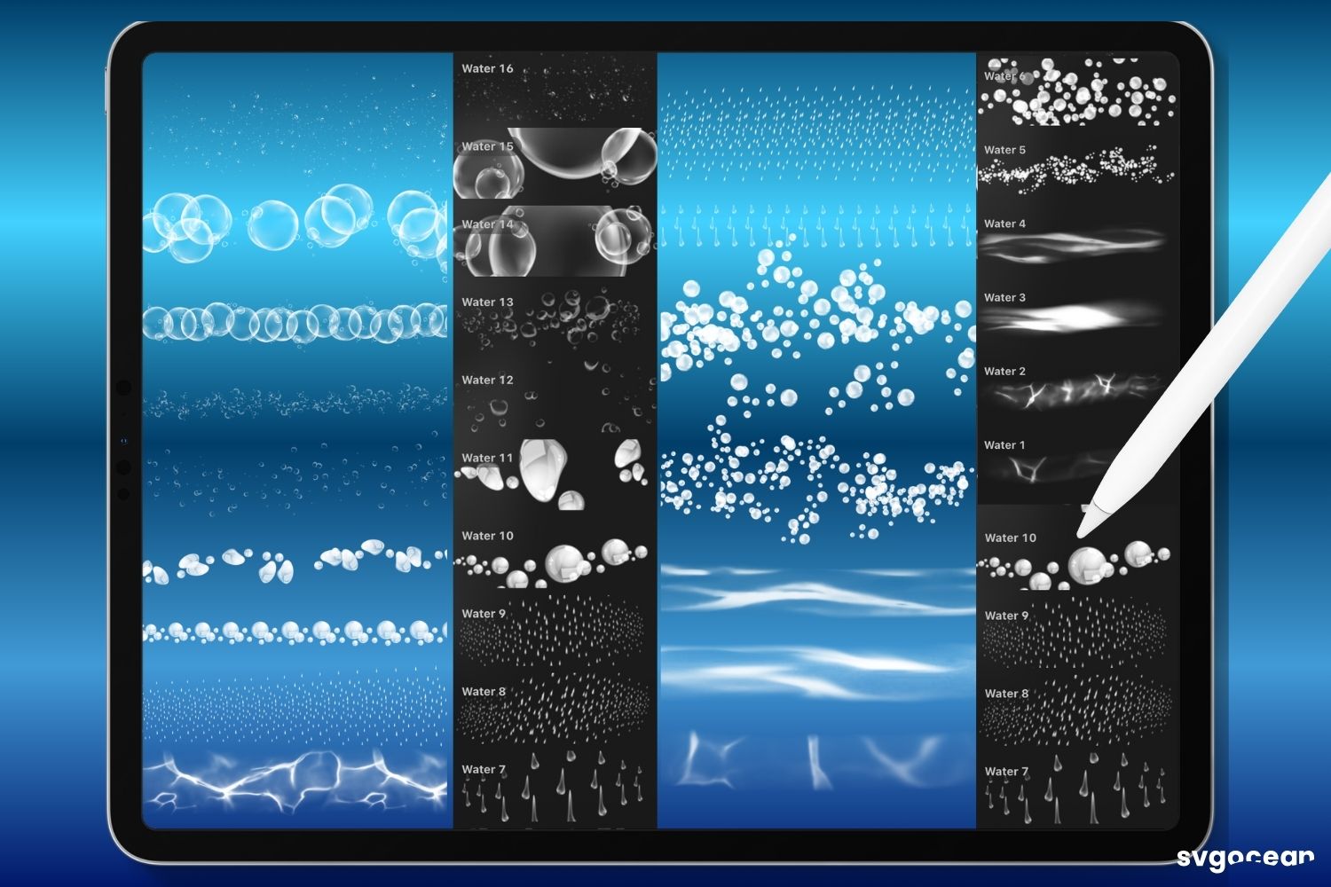 Water Procreate Brushes - photo 5