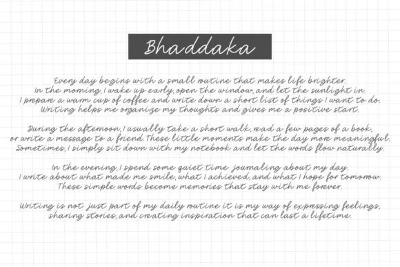 Bhaddaka Font - Preview 6