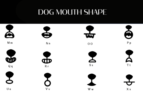 Dog Mouth Shape Font - Preview 2