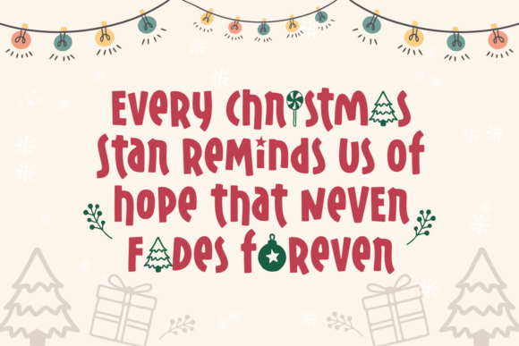 Doodlie Christmas Font - Preview 2