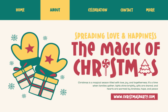Doodlie Christmas Font - Preview 6