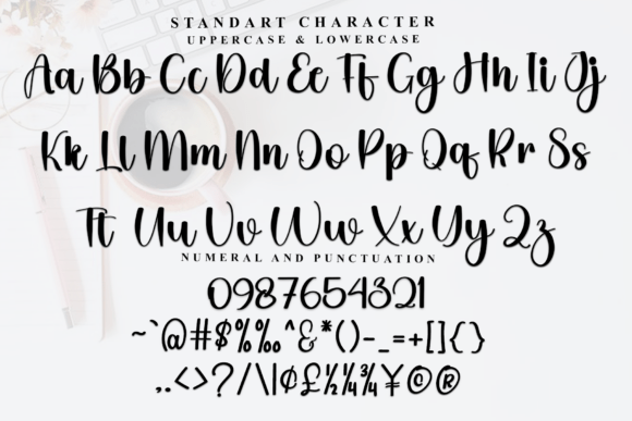 Farmhouse Maddison Font PNG with transparent background - Preview 4