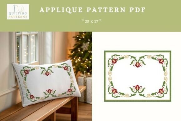 Floral Applique Pattern PDF