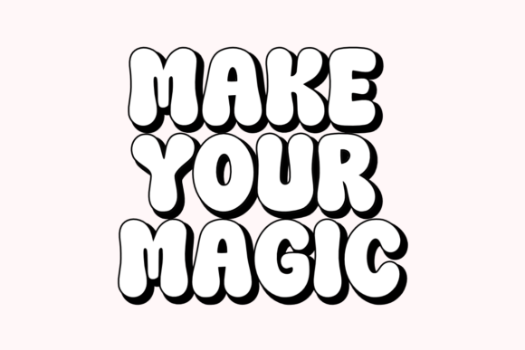 Golden Charm Font PNG with transparent background - Preview 2