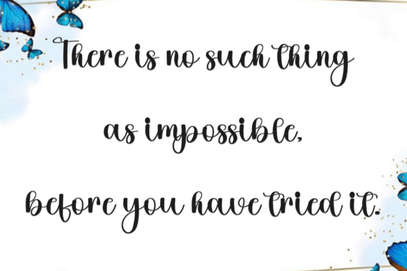Holiday Maddison Font PNG with transparent background - Preview 6