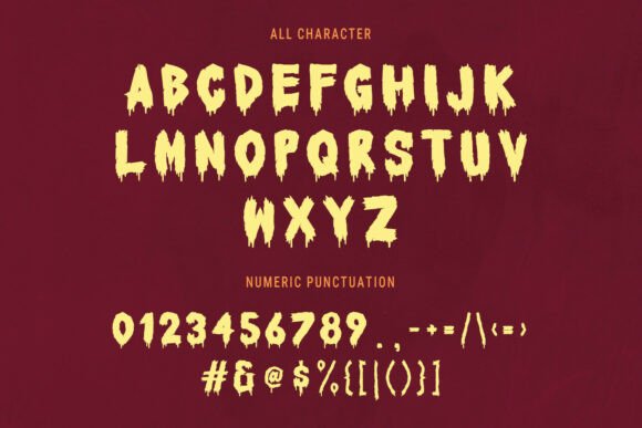 Ivorm Font PNG with transparent background - Preview 6
