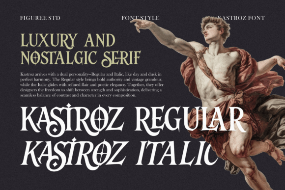 Kastroz Font PNG with transparent background - Preview 1