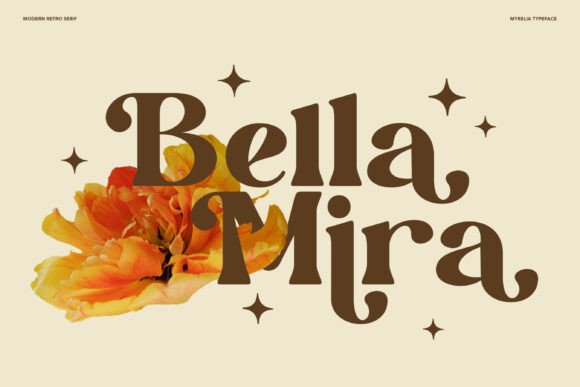 Myrelia Font PNG with transparent background - Preview 2