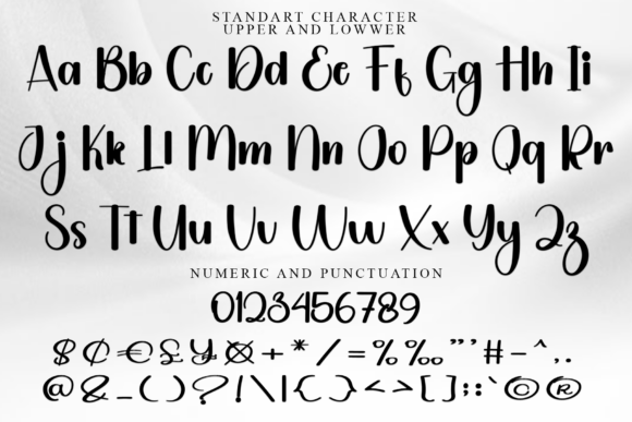 October Farmhouse Font PNG with transparent background - Preview 4