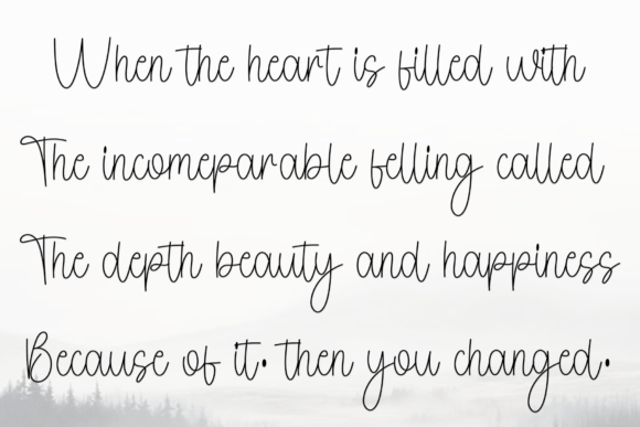 Outside Beautiful Font PNG with transparent background - Preview 6