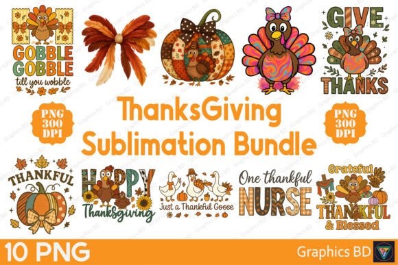 Trendy Thanksgiving Sublimation Bundle