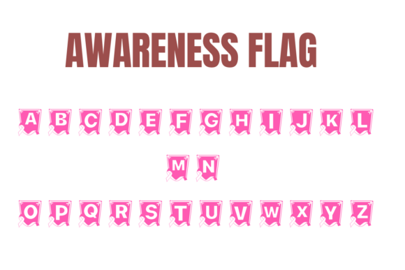 Awareness Flag Font - Preview 1
