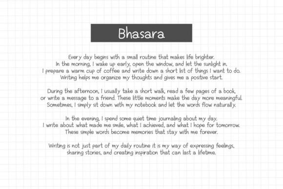 Bhasara Font - Preview 6