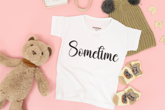 Christmas Wildflower Font - Preview 1
