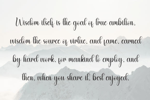 Christmas Wildflower Font - Preview 5