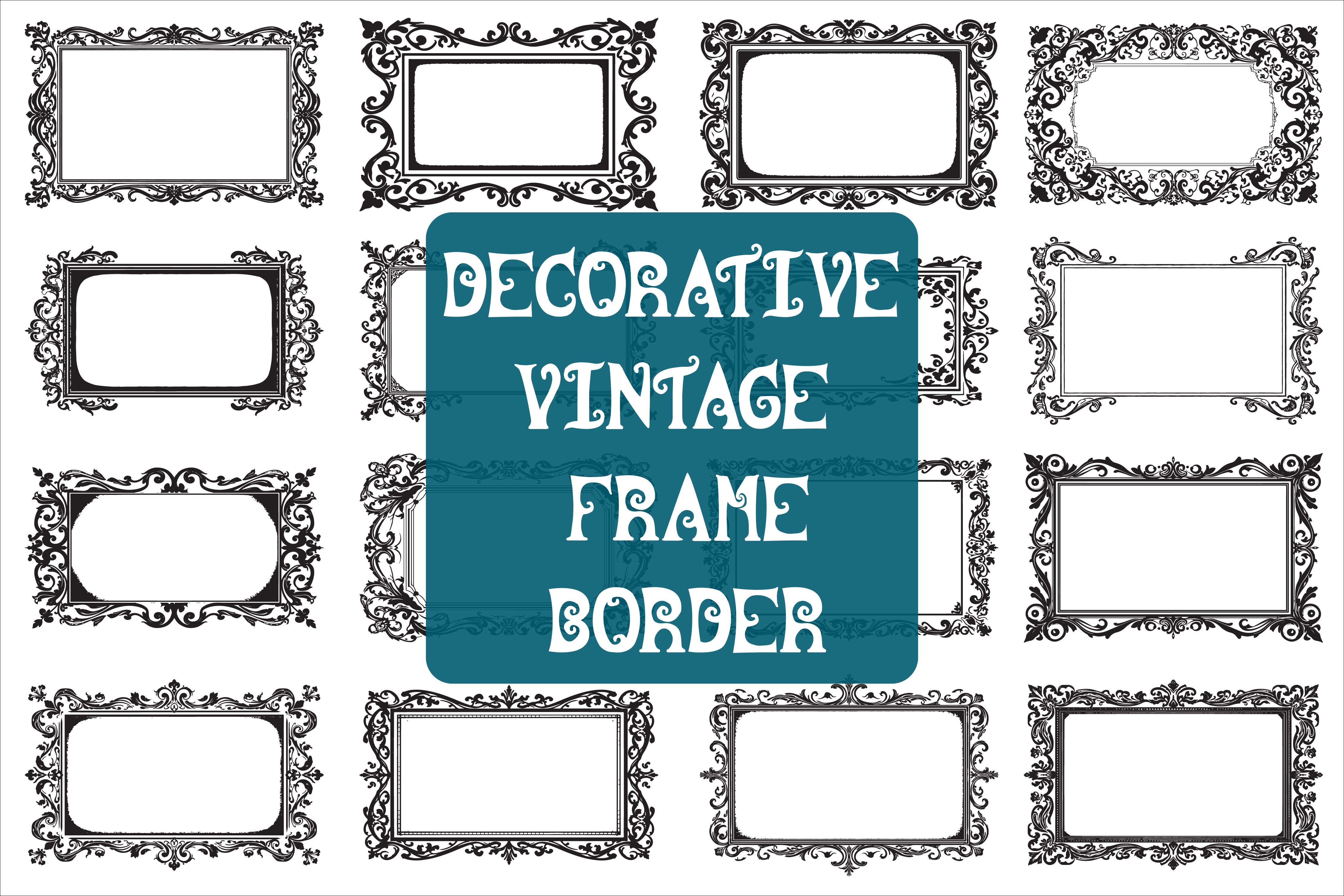 Elegant Decorative Border Frame