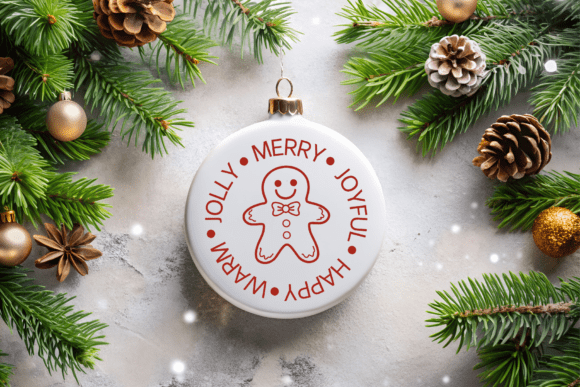 Gingerbread Boy Font PNG with transparent background - Preview 6