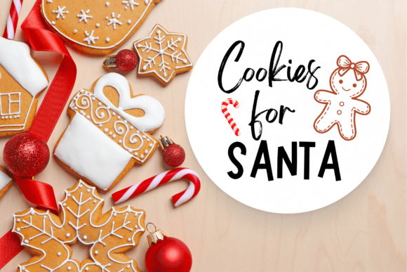Gingerbread Girl Font PNG with transparent background - Preview 2