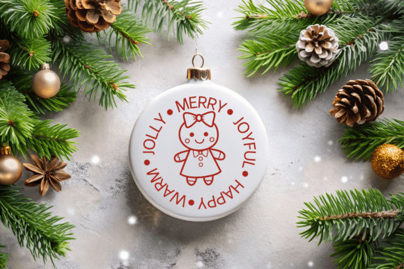 Gingerbread Girl Font PNG with transparent background - Preview 6