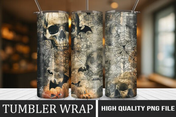Horror Halloween 20 Oz Tumbler Wrap