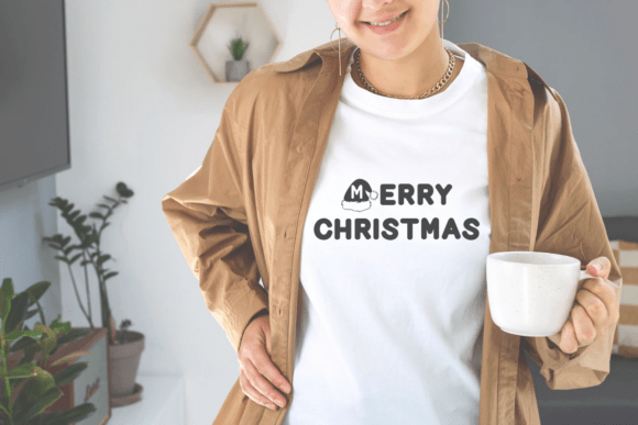 Merry Hat Font PNG with transparent background - Preview 4