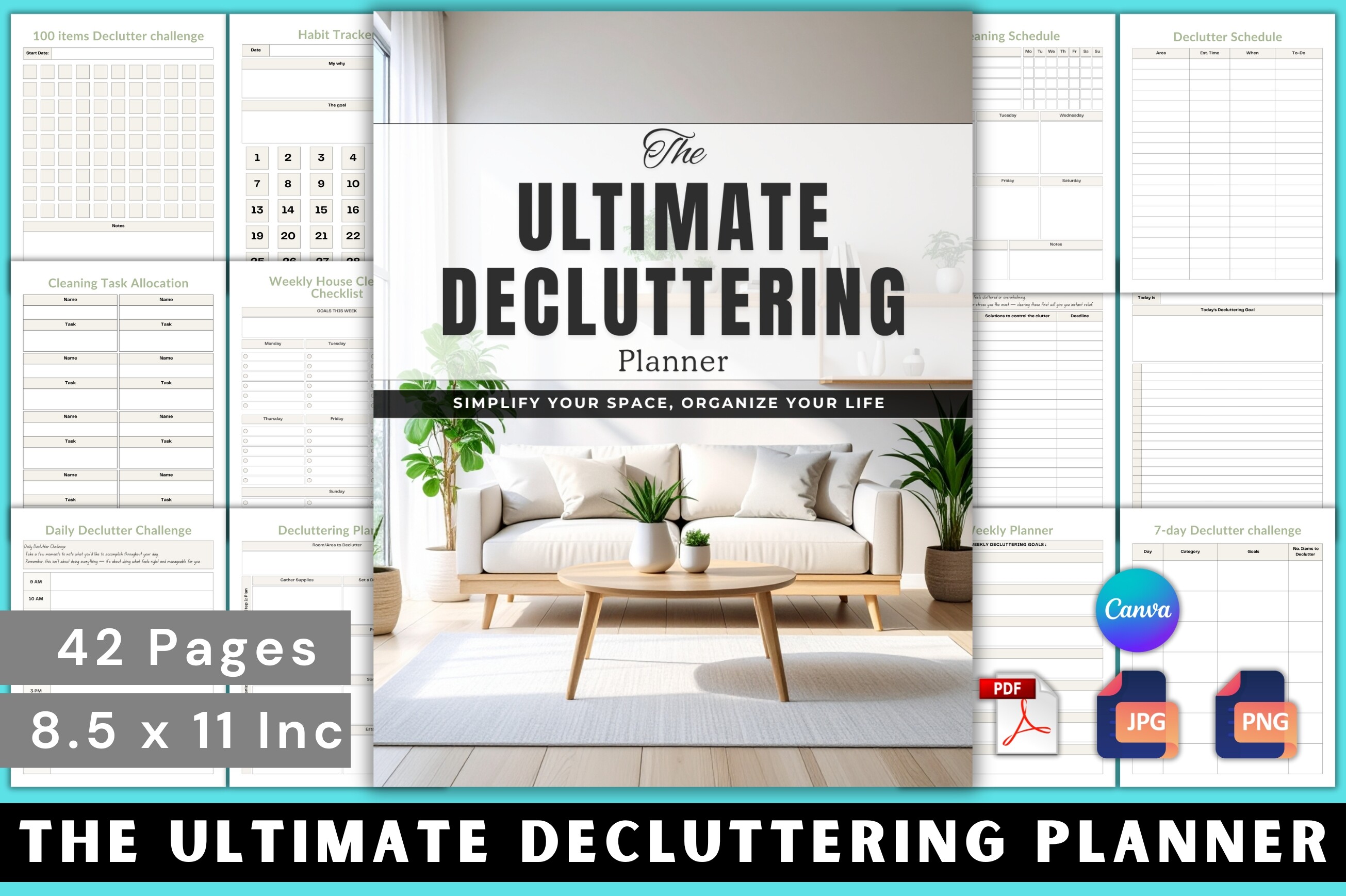 🧺 the Ultimate Decluttering Planner
