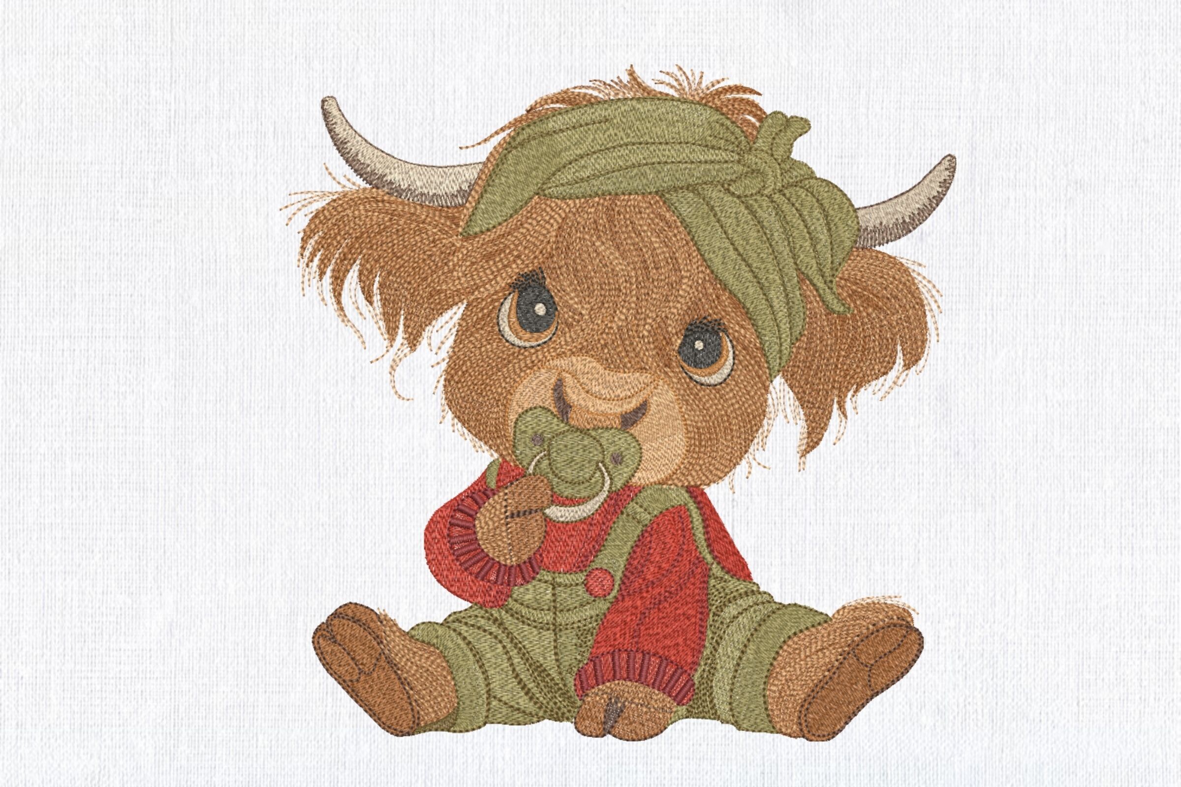 Baby Highland Cow Farm Animal