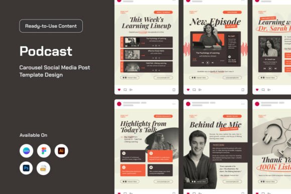 Bold Podcast Instagram Carousel