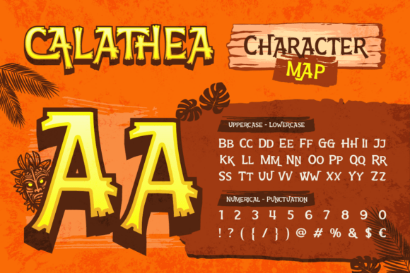 Calathea Font - Preview 1